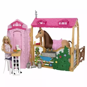 Modes lelle Mattel Barbie Mysteries The Great Horse Chase Ultimate Stable Playset