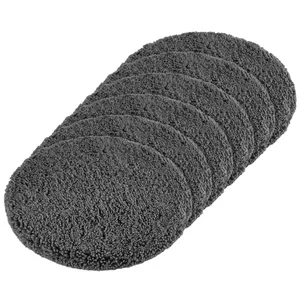 Mopping pads set SENCOR SRX6001 — washable reusable replacement pads for compatible steam mops, 6 pcs