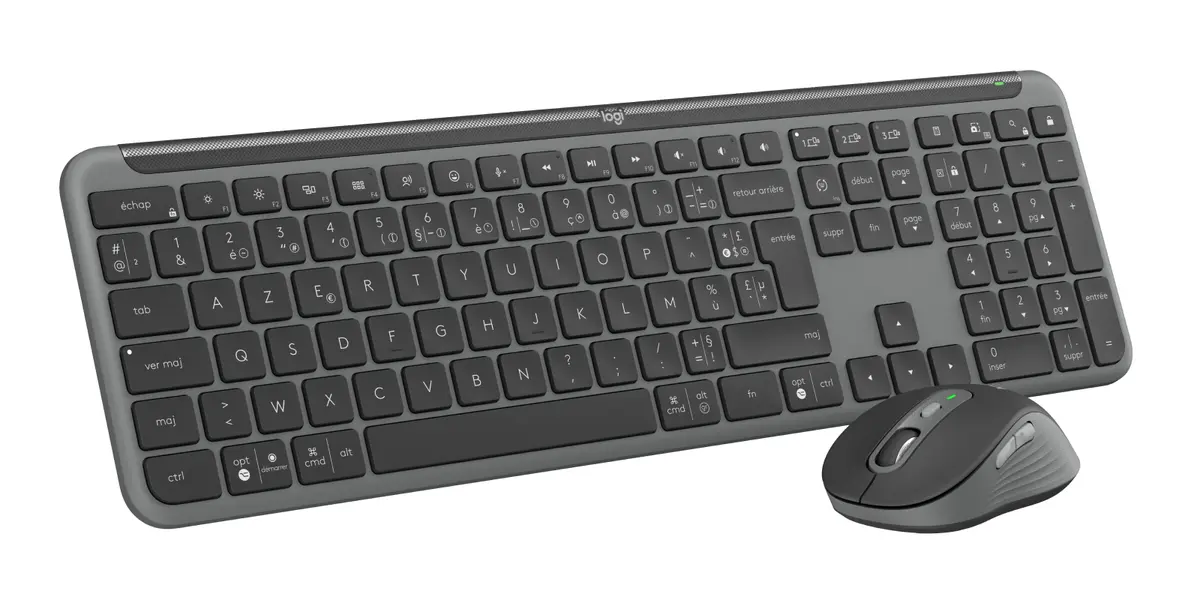 Bezvadu tastatūras un peles komplekts Logitech