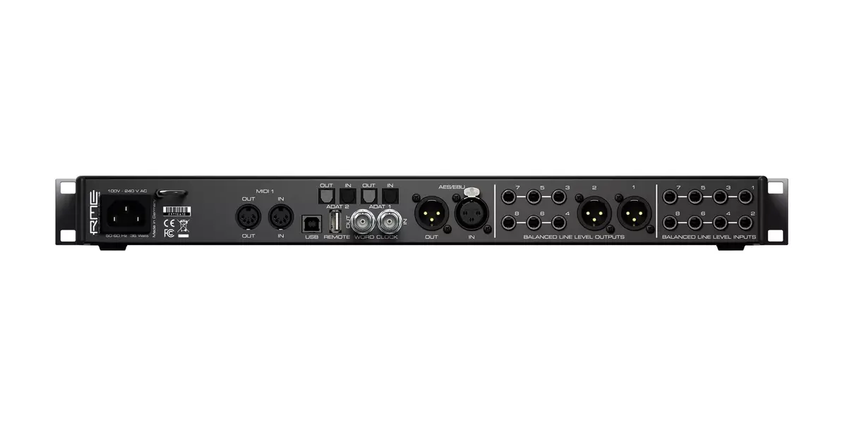 RME Fireface UFX II рэковый звуковой интерфейс Photo 2