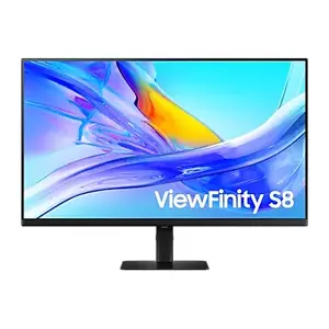 Samsung ViewFinity S8 S80UD monitori 81,3 cm (32") 3840 x 2160 pikseļi 4K Ultra HD LED Melns