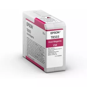 Ink cartridge Epson T8503 original Vivid Magenta 80 ml