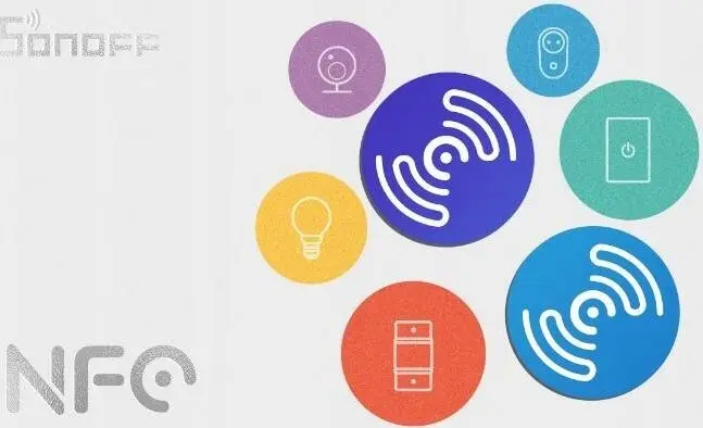 RFID karte Sonoff NFC-Tag Pasīva Daudzkrāsaina