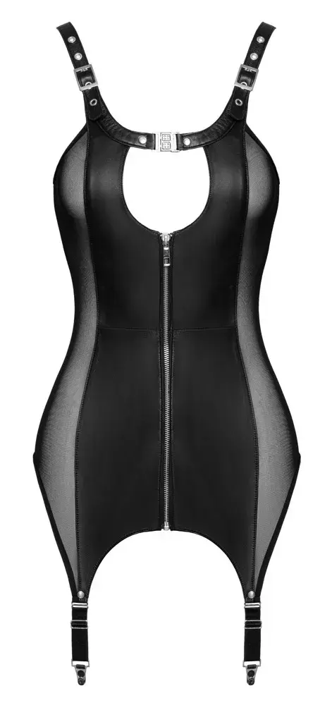Корсет ZADO S Black Leder Strapskleid 20011011021 Photo 7