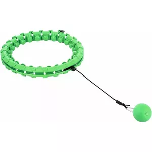 Hula Hoop with Massage Nodes and Removable Weight HMS HHW01 — green