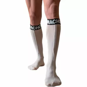 Носки macho underwear MACHO THIN SOCKS ONE SIZE WHITE D-239954 — тонкие белые носки, one size
