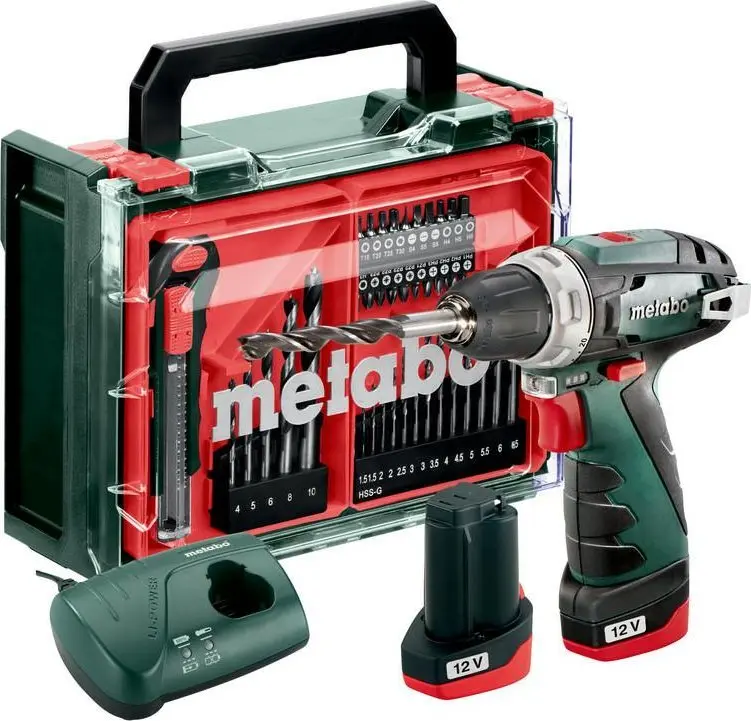 Bezvadu skrūvgriezis Metabo PowerMaxx BS Basic Set Photo 2