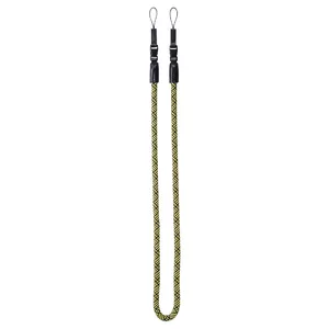 Camera Strap Hama Braid 120 Nylon Black Yellow 120 cm