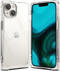 Protective bumper case Ringke Fusion for iPhone 14 Plus / 15 Plus, clear, slim profile