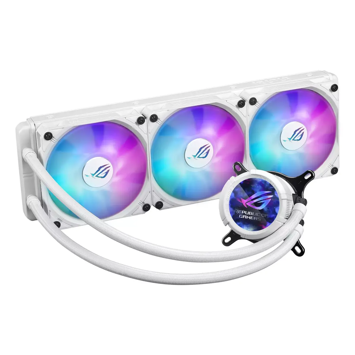 ASUS ROG Strix LC III 360 ARGB White Edition šķidruma dzesētājs Photo 3