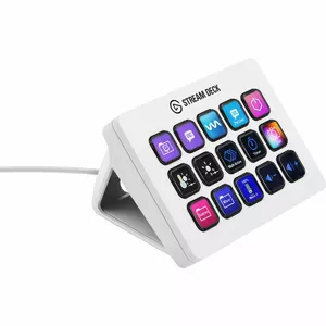 Gaming Keyboard Elgato 10GBA9911 Mini Wired USB 15 Keys White