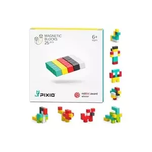 Магнитный конструктор Pixio PIXIO-25 20100 — модульный набор магнитных элементов