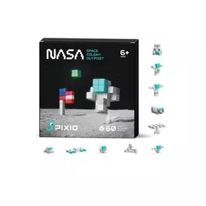 Magnetic building set Pixio 31102 – 100 magnetic blocks for creative construction