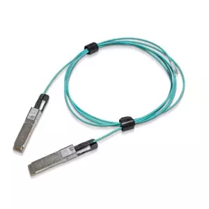 InfiniBand / fibre optic cable NVIDIA MFS1S00-H050V, QSFP56 to QSFP56, 50 m, blue