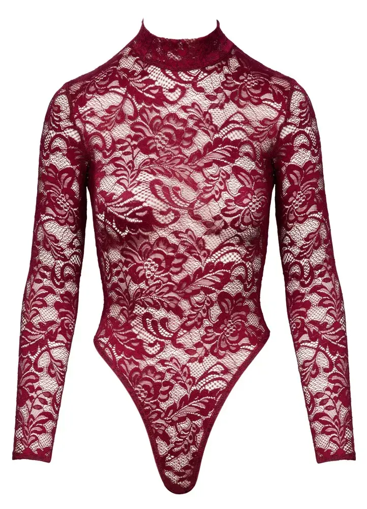 Боди cottelli collection Кружевное 2XL красное Photo 5