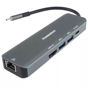 USB-C to HDMI adapter PREMIUMCORD KU31DOCK19 with 2x USB 3.2 ports and PD 100W