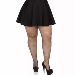 Pantyhose Leg Avenue 9026X_00122 Black 1X/2X