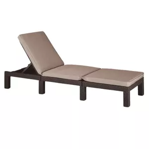 Садовый стул Keter Jaipur с подушкой, коричневый