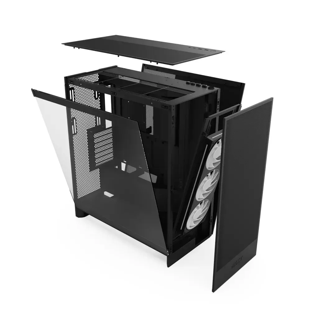 Корпус PC NZXT H7 Flow RGB Midi Tower Photo 5
