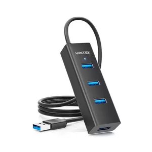 UNITEK Y-3089V01 док-станция для ноутбука Проводная USB 3.2 Gen 1 (3.1 Gen 1) Type-A Черный
