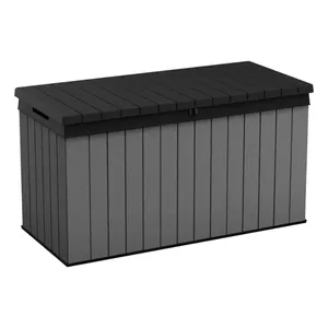 Storage box Keter Darwin 570L grey — outdoor storage chest 570 L capacity
