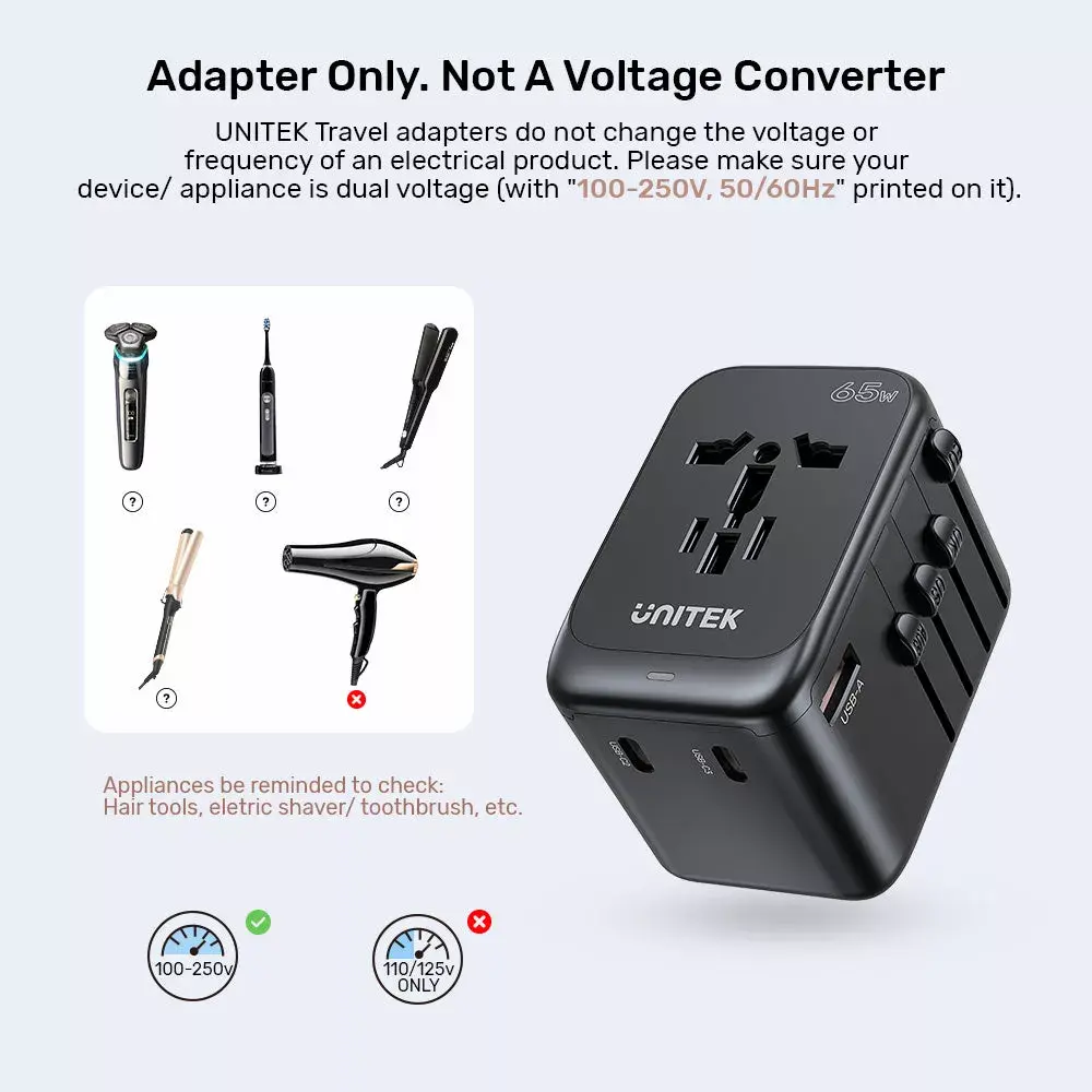 Jaudas kontaktdakša adapteris UNITEK P1122ABK01 Photo 18