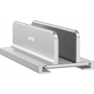 Laptop stand Unitek OT172GY vertical aluminium for single notebook (Unitek OT172GY)