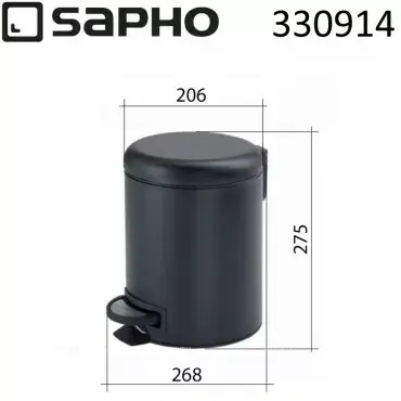 Ведро Sapho Potty 330914 — 10 л Photo 2