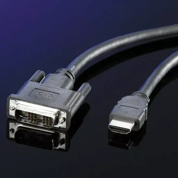 Monitor Cable DVI (18+1) - HDMI M/M 3m VALUE Photo 2