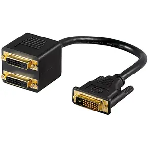 DVI cable Goobay 68740 0.1 m DVI-D 2 x DVI Black