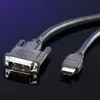 DVI Kabelis ROLINE DVI (18+1) M - HDMI M Photo 2
