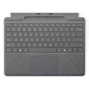 Microsoft Surface Pro Keyboard QWERTZ German with Pen Storage Platinum