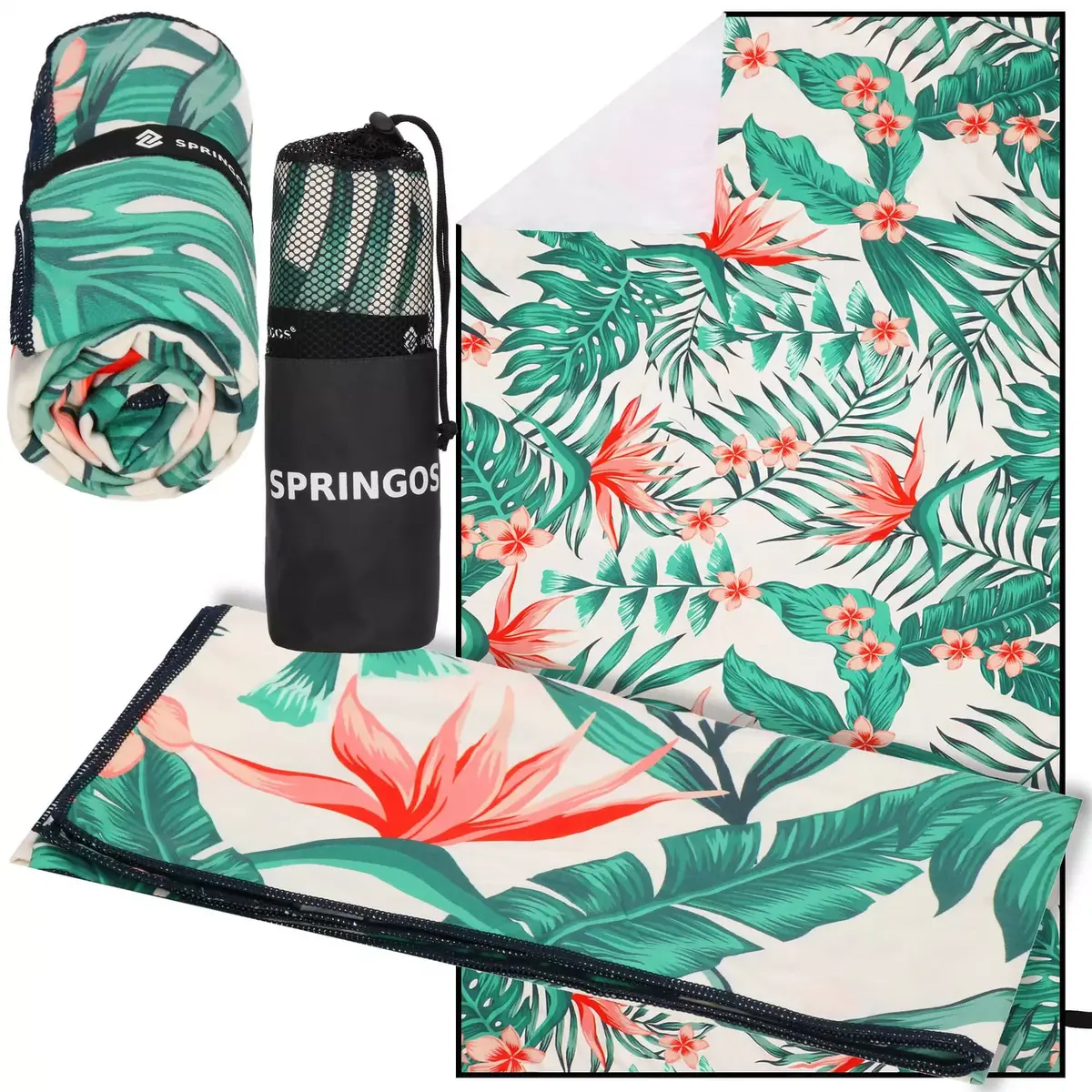 Towel Springos Quick Dry CS0119 90x180 cm Photo 2