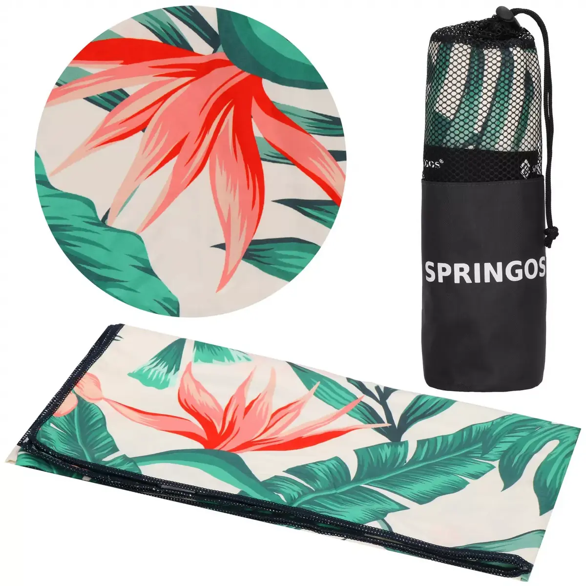 Towel Springos Quick Dry CS0119 90x180 cm Photo 5