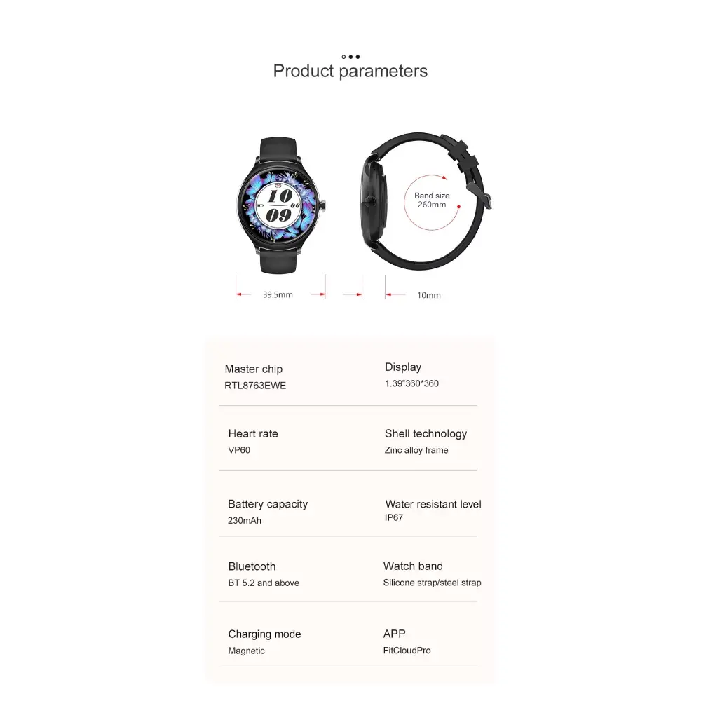 Умные часы THOMS EleganceSync SLVR Photo 5