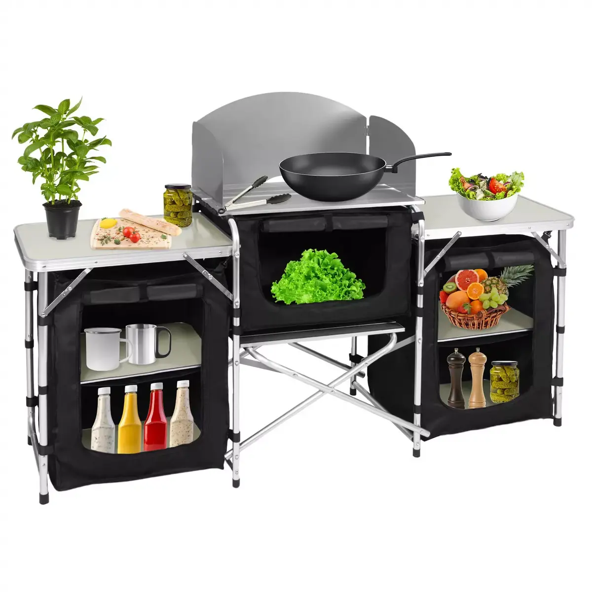Складной туристический стол Springos CS0109 175x45x110 см Photo 6