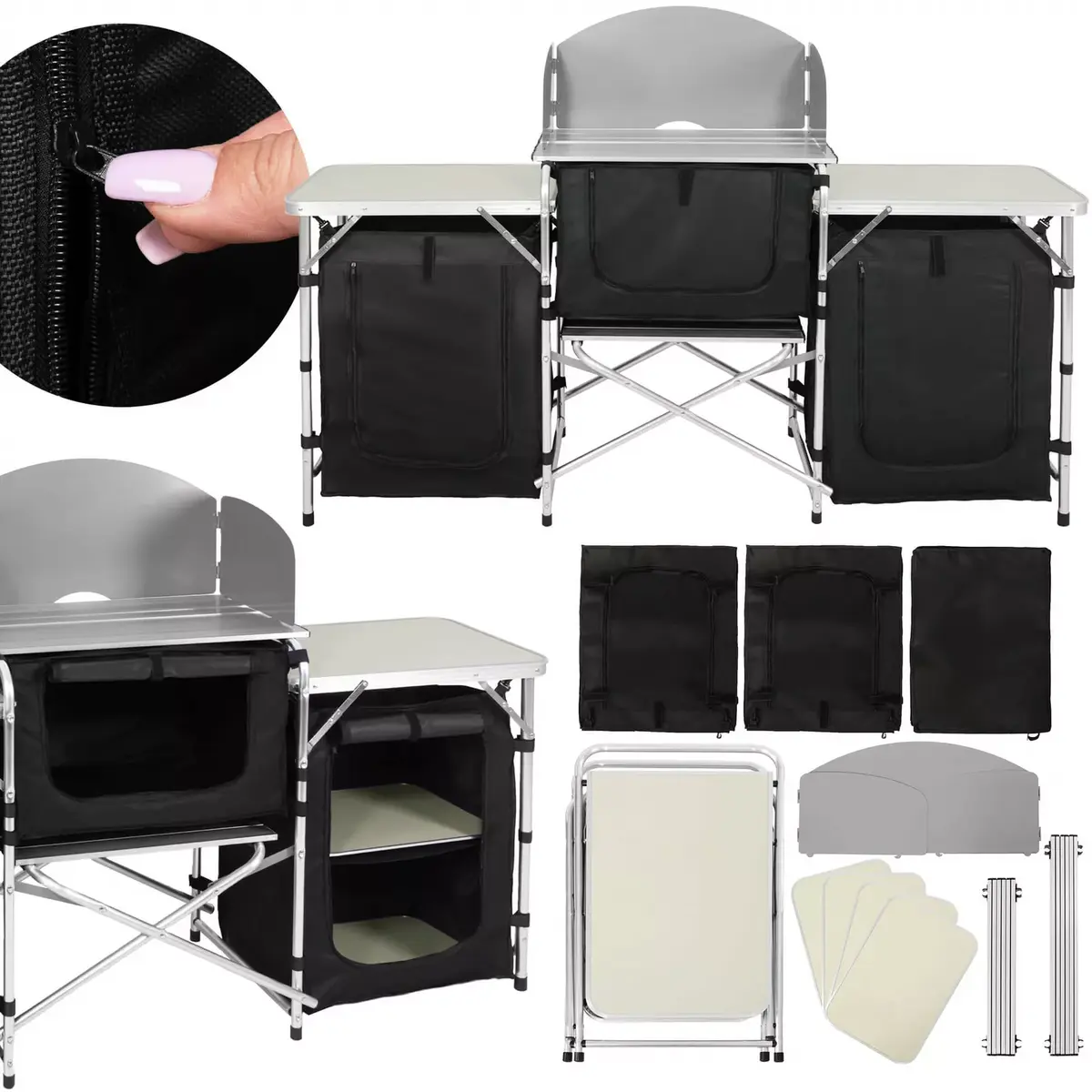 Складной туристический стол Springos CS0109 175x45x110 см Photo 8