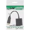 DisplayPort adaptera kabelis InLine 17199K Photo 2