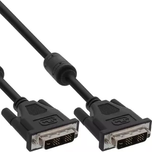 DVI-D kabelis 24+1 male/male Dual Link InLine 10m
