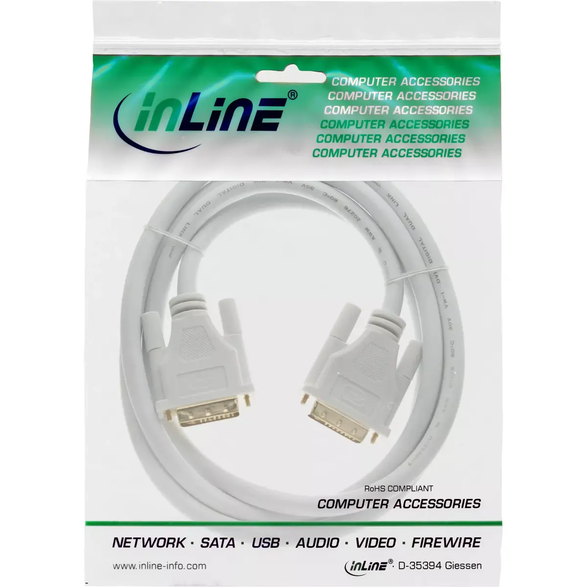 InLine DVI-D Cable 24+1 male/male DVI Dual Link Photo 2