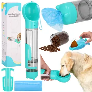 3in1 pet bottle Springos PA0297 500 ml — water and food dispenser for travel