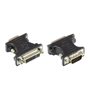 Connector DVI-I to VGA Alcasa DVI-I - VGA Black