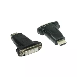 DVI-HDMI cable gender changer Alcasa DVI-HDMI Black