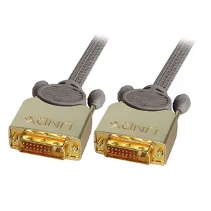 DVI-D kabelis Lindy 37144, 5 m, DVI-D — DVI-D, antracīta