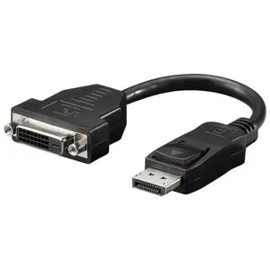 DisplayPort uz DVI-D kabelis Goobay 69873 0.2m Melns