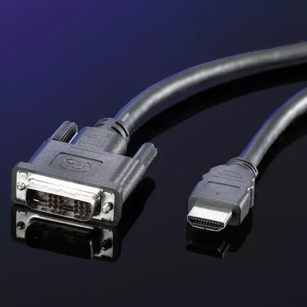 Monitor Cable VALUE DVI (18+1) - HDMI M/M Photo 2