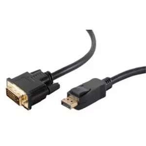 Video kabeļa adapteris ShiverPeaks BS77498-1 10 m DisplayPort DVI Melns