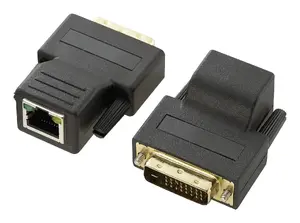 Удлинитель DVI Renkforce 189872 — передача DVI сигнала до 70 м по кабелю RJ45