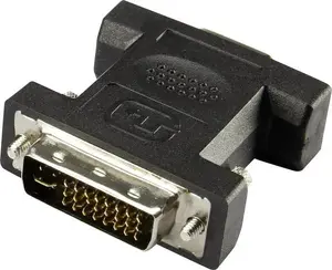 Displeja adapteris Renkforce 1404074 DVI-I Dual Link (vīrietis) uz HD-15 VGA