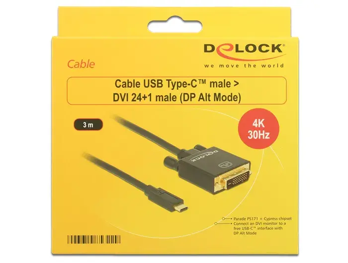 USB-C uz DVI adapteris DeLOCK 85322 Photo 3